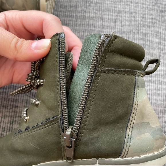 London Fog Green Camoflauge Boots Baby/Toddler Size 9 - Picture 8 of 8